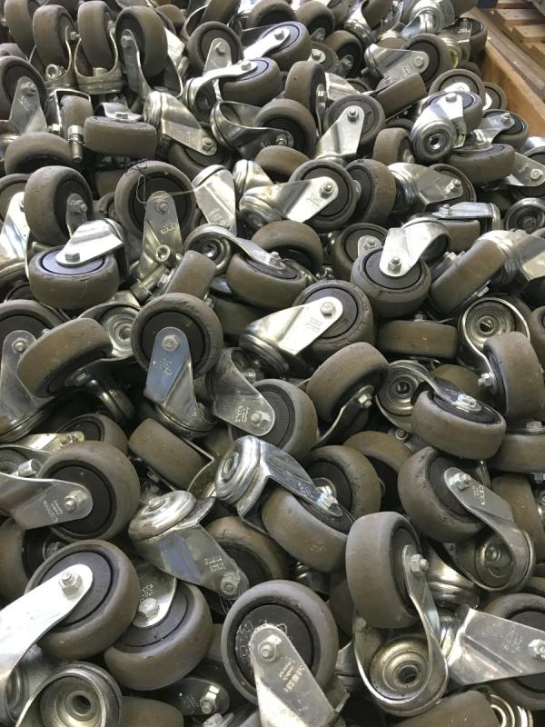 4 Stück Lenkrollen, wie Bockrollen