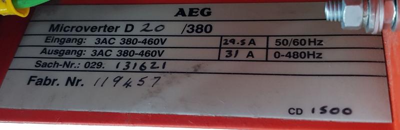 3 Phasen Frequenzumrichter 20 kVA für Drehstrom- Motor