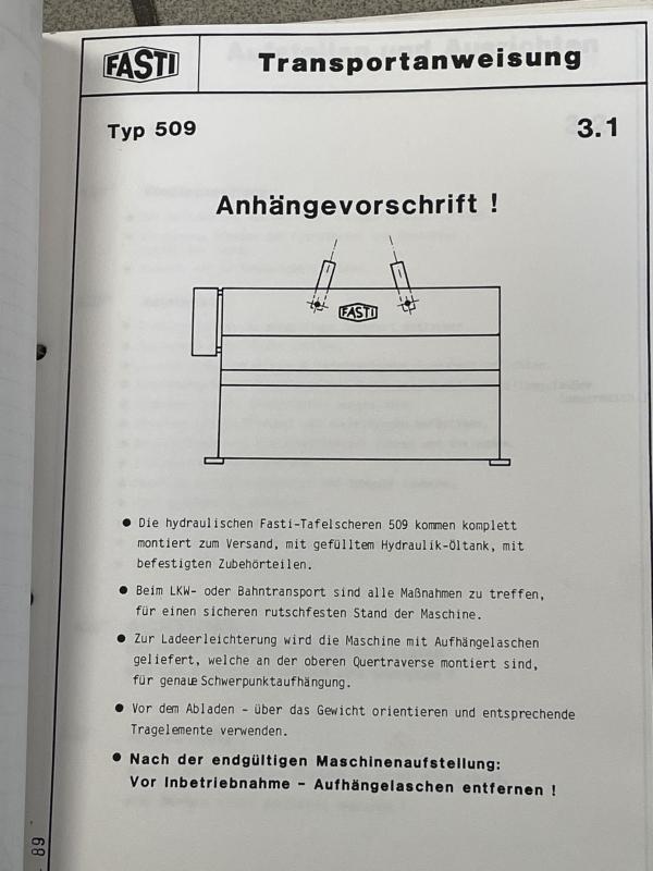 Bedienungsanleitung, Betriebsanleitung, Hydraulikplan, Schaltplan usw.