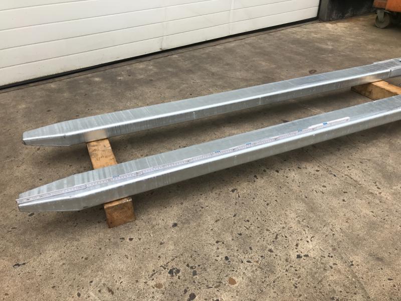 Gabelzinken Verlängerung in geschlossener Ausführung, Gabelverlängerung für Gabelstaplergabeln Gabelzinkenverlängerungen, Gabelzinken, Staplerzinken