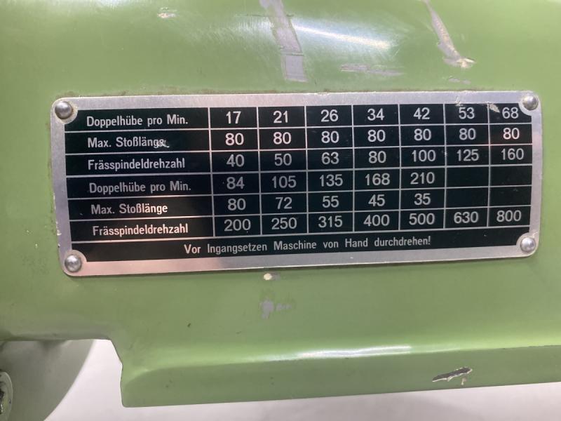 Nutenstoßkopf für Fräsmaschine, Stoßkopf Montage an Stelle vom Vertikalfräskopf, Fräskopf