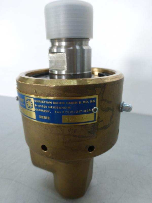 Drehdurchführung, Rotorgetragene Einkanal Rotationsdurchführung für Druckluft