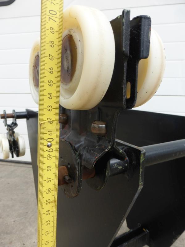 Zweischienenkatze, Handfahrwerk für Kettenzug, Hängekranbahn, Kran Laufkatze, Fahrwerk, Rollfahrwerk