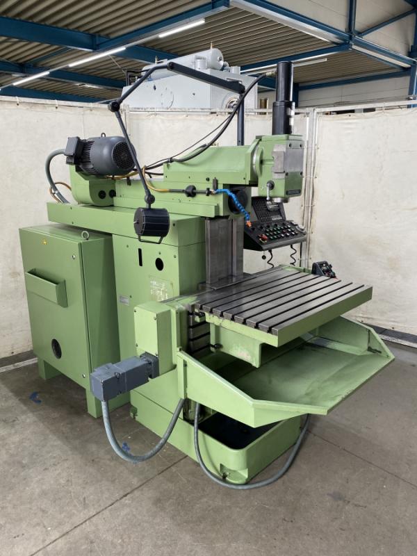 CNC Fräsmaschine, Werkzeugfräsmaschine mit Handrädern und Bahnsteuerung GRUNDIG Contur 2