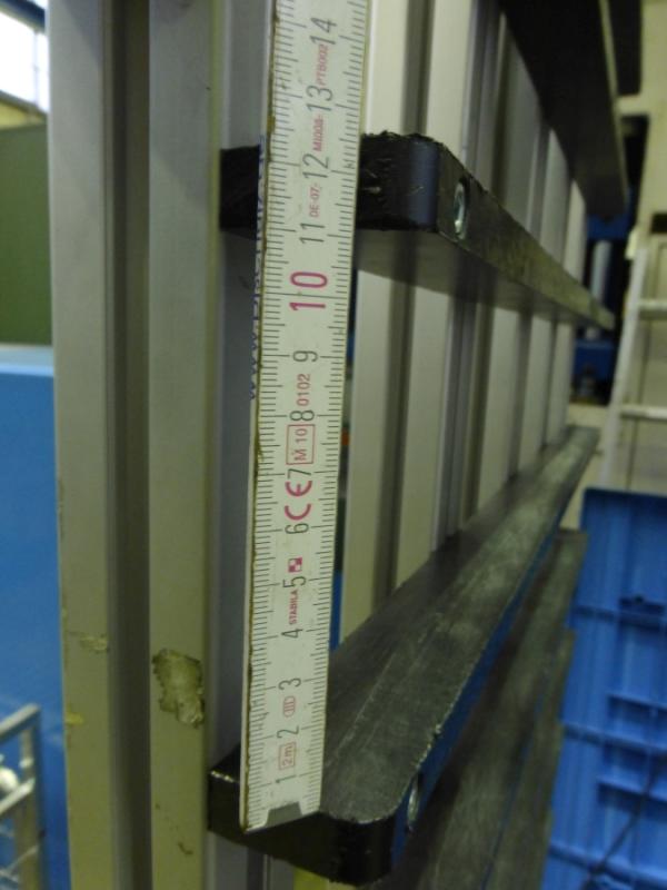 Regal aus Aluminium Systemprofil, Aluregal, Einschubregal, Aluminiumgestell