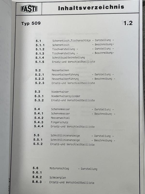 Bedienungsanleitung, Betriebsanleitung, Hydraulikplan, Schaltplan usw.