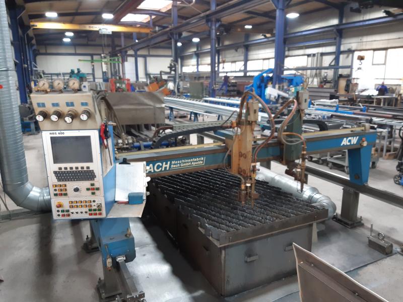CNC Brennschneidanlage, Brennschneidmaschine 2500 x 6000 mm, mit Steuerung NBS 400