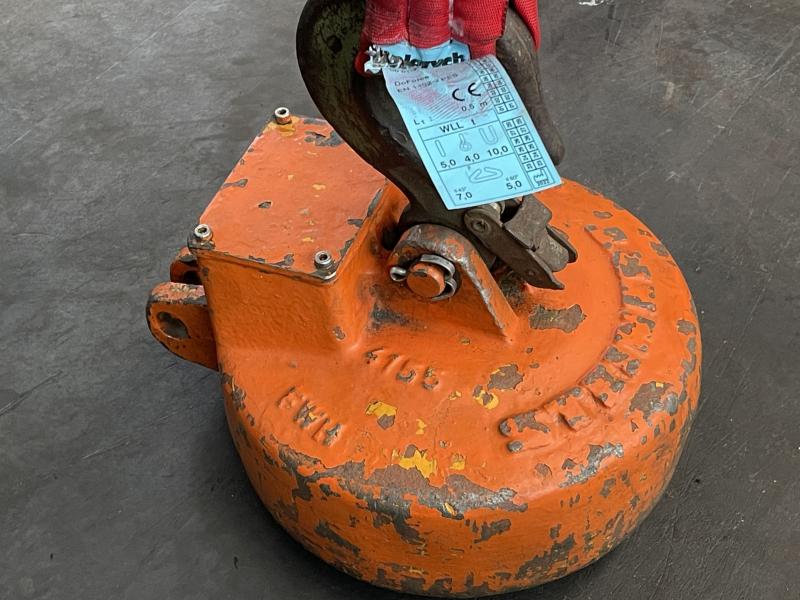 Elektro Rundmagnet, Kranmagnet, Lastmagnet, Hubmagnet 1000 kg