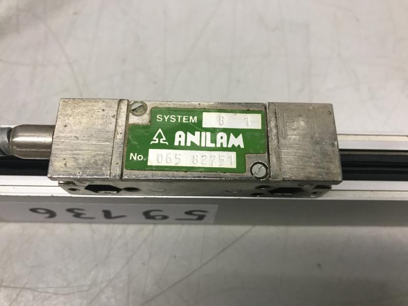 Glasmaßstab, inkrementales Längenmesssystem, Linear Scale, Maßstab mit Glaslineal für Positionsanzeige