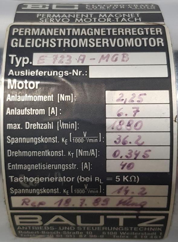Permanentmagnet Gleichstrom-Servomotor, Gleichstrommotor, Elektromotor