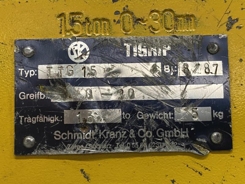 Hebeklemme, Blechgreifer, Blechklammer, Allzweckgreifer, Trägergreifer