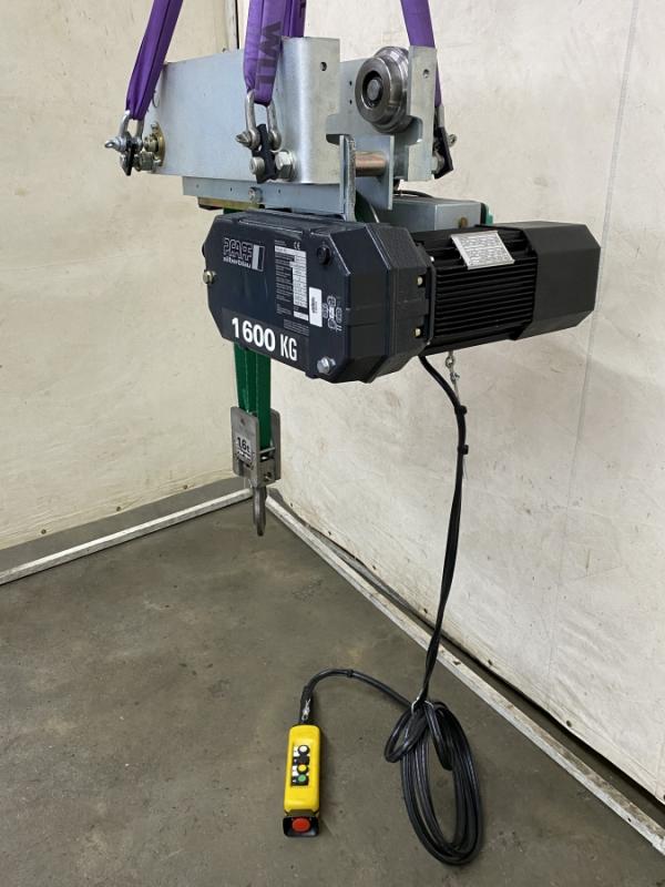 Elektro Bandzug, Textilbandhubwerk, Kran-Hubwerk mit Katzfahrwerk