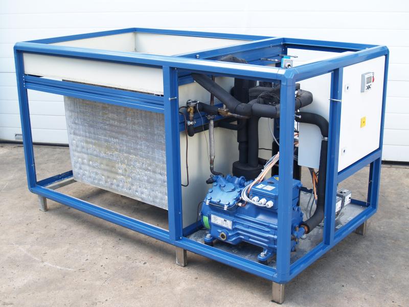 Wärmepumpe mit BOCK Kältemaschine, Kältemittel-Verdichter mit Verdampfer zur Wärmeerzeugung
