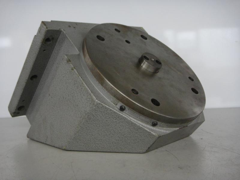 Winkeltisch mit Einbaurundtsich für Fräsmaschine, Rundteiltisch mit Skala zum direkten Teilen