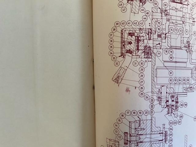 Bedienungsanleitung, Wartungsanleitung und Ersatzteilliste für Drehmaschine