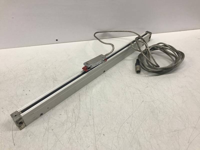 Glasmaßstab, inkrementales Längenmesssystem, Linear Scale, Linear Encoder, Maßstab mit Glaslineal für Positionsanzeige