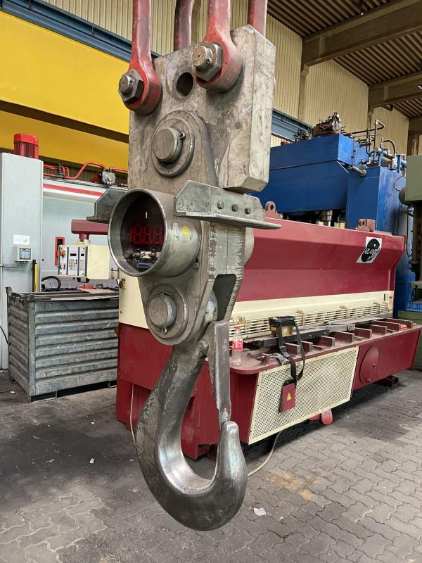 Zugkraftmeßgerät, Kranwaage mit Speicher und Drucker für die Messwerte