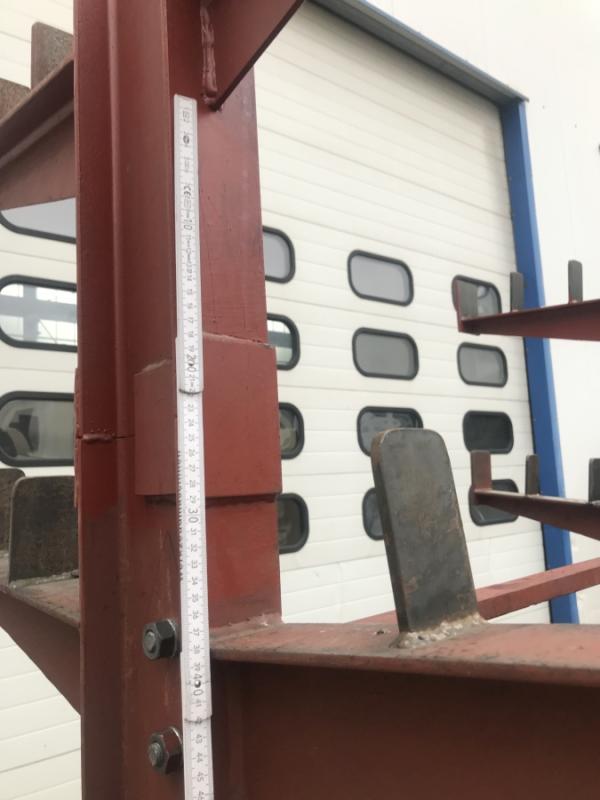 Doppelseitiges Kragarmregal  für Stangenware