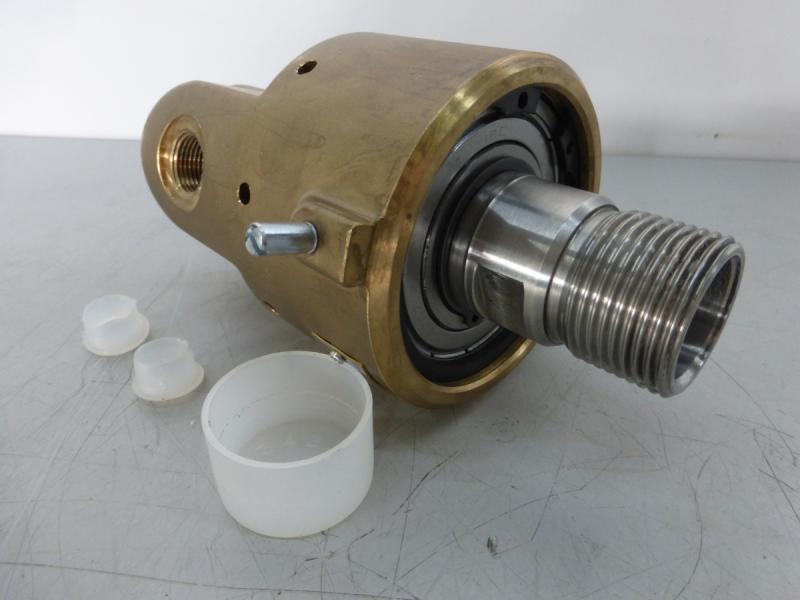 Drehdurchführung, Rotorgetragene Einkanal Rotationsdurchführung für Druckluft