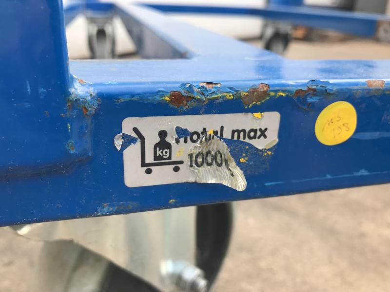 Transportwagen, Plattformwagen für Europaletten Palettenroller, Palettenfahrgestell, Palettenwagen