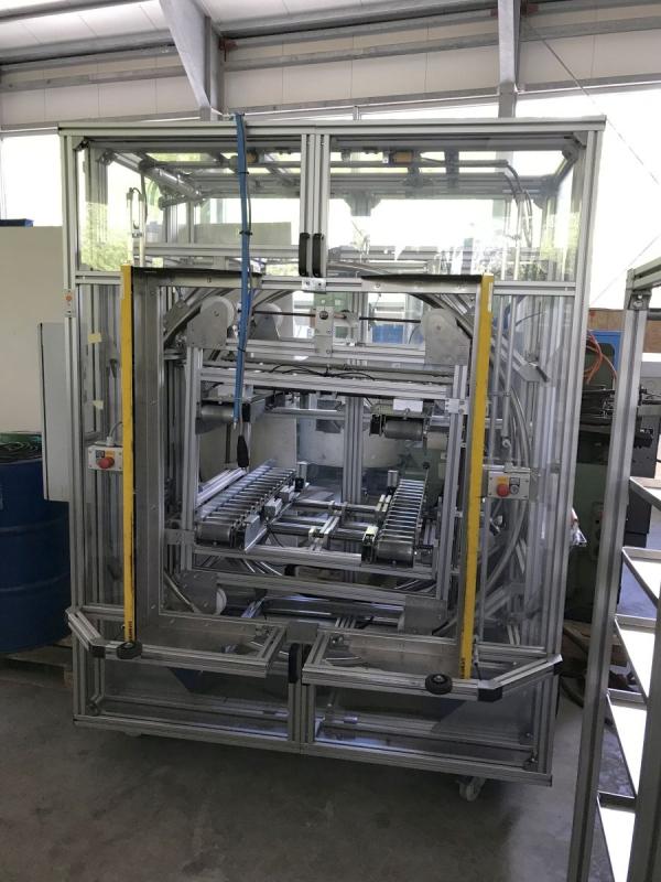 Wendestation RITTAL / E SYS-K System GmbH, Wendeautomat für Verpackung aus ALU-Systemprofil