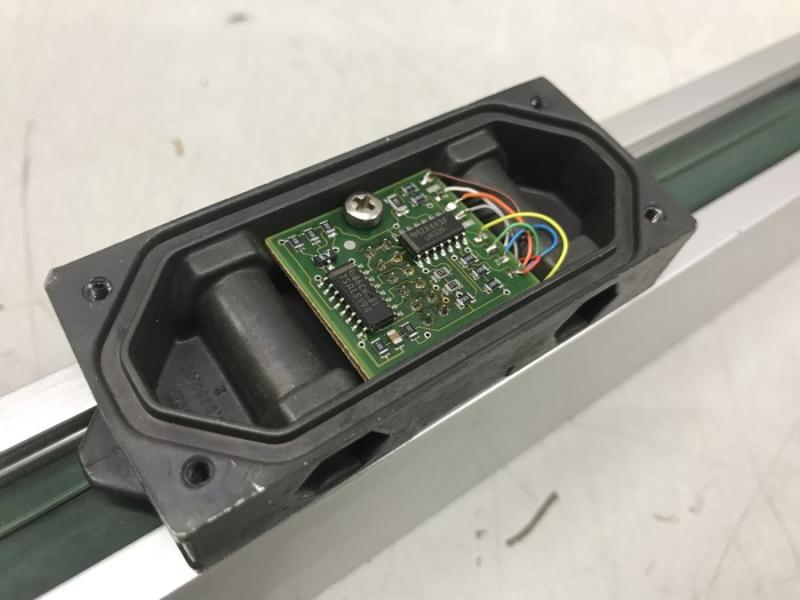 Glasmaßstab, inkrementales Längenmesssystem, Linear Scale, Maßstab mit Glaslineal für Positionsanzeige