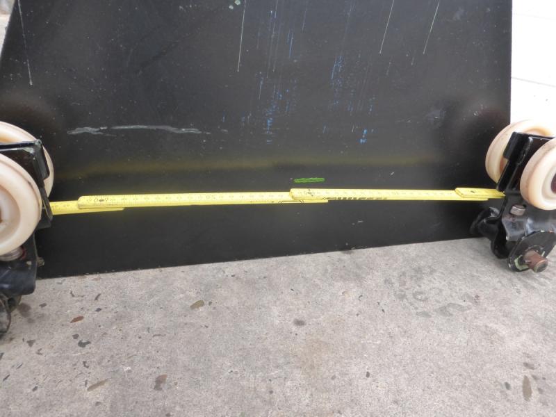 Zweischienenkatze, Handfahrwerk für Kettenzug, Hängekranbahn, Kran Laufkatze, Fahrwerk, Rollfahrwerk