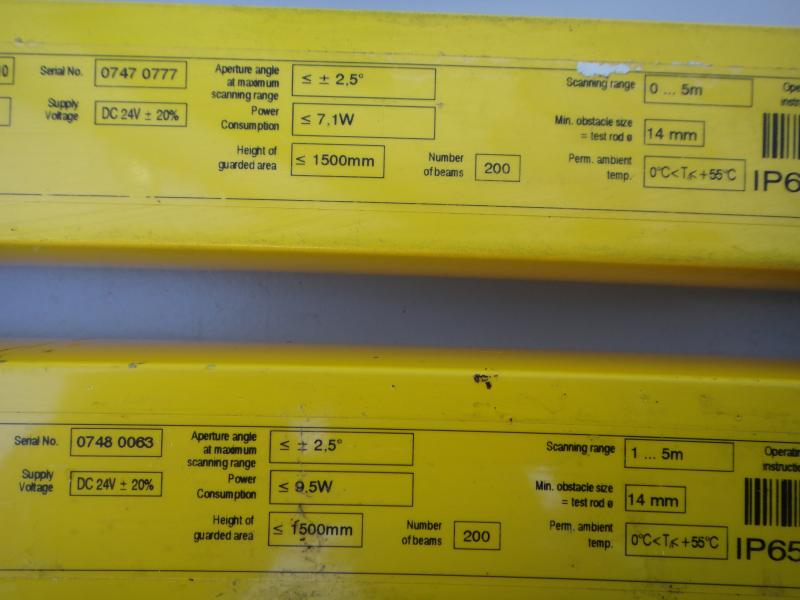 Mehrstrahl- Sicherheits- Lichtschranke