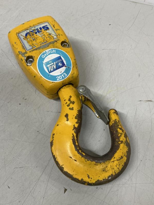 Kranhaken, Hubflasche, Unterflasche für Kettenzug, Lasthaken, 2-strängig