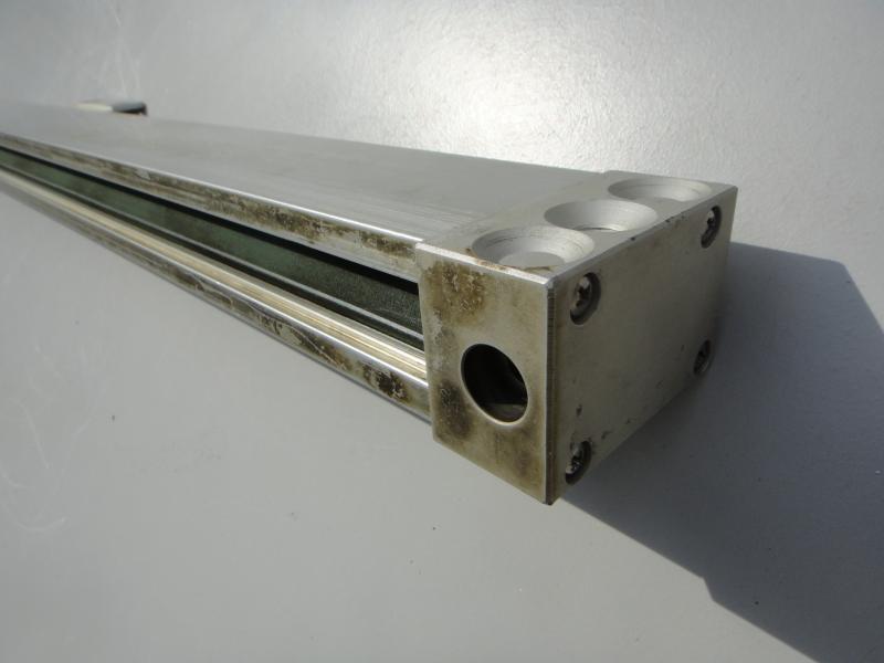 Glasmaßstab, inkrementales Längenmesssystem, Linear Scale, Maßstab mit Glaslineal für Positionsanzeige