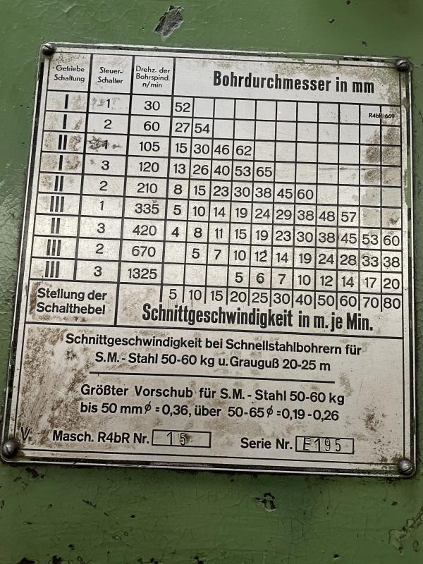 Radialbohrmaschine Radialbohrmaschine