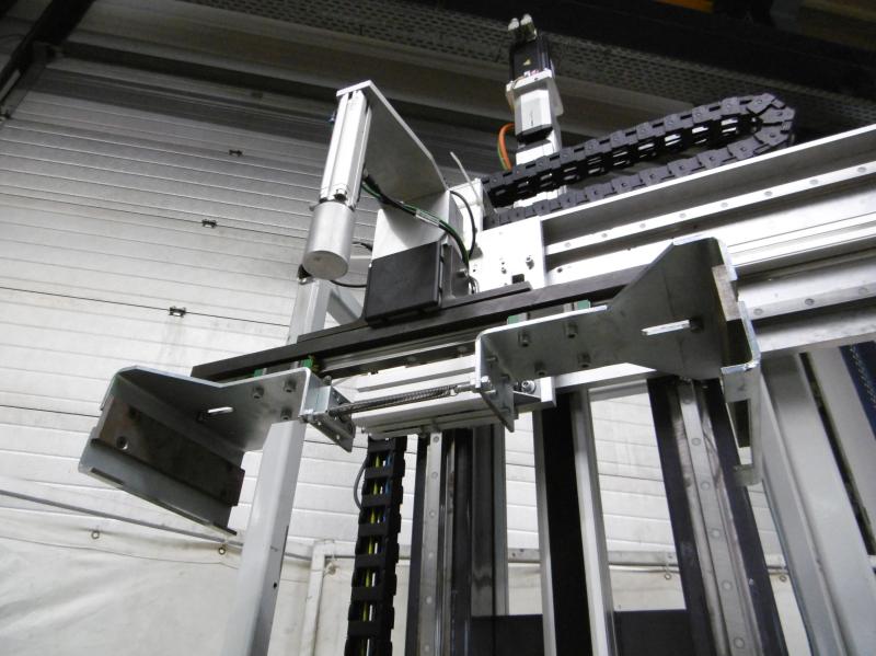 Lineareinheit, Linearachse, Portalachse mit Servoantrieb, Synchronservomotor, Elektroschlitten