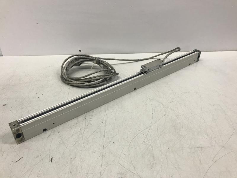Glasmaßstab, inkrementales Längenmesssystem, Linear Scale, Linear Encoder, Maßstab mit Glaslineal für Positionsanzeige