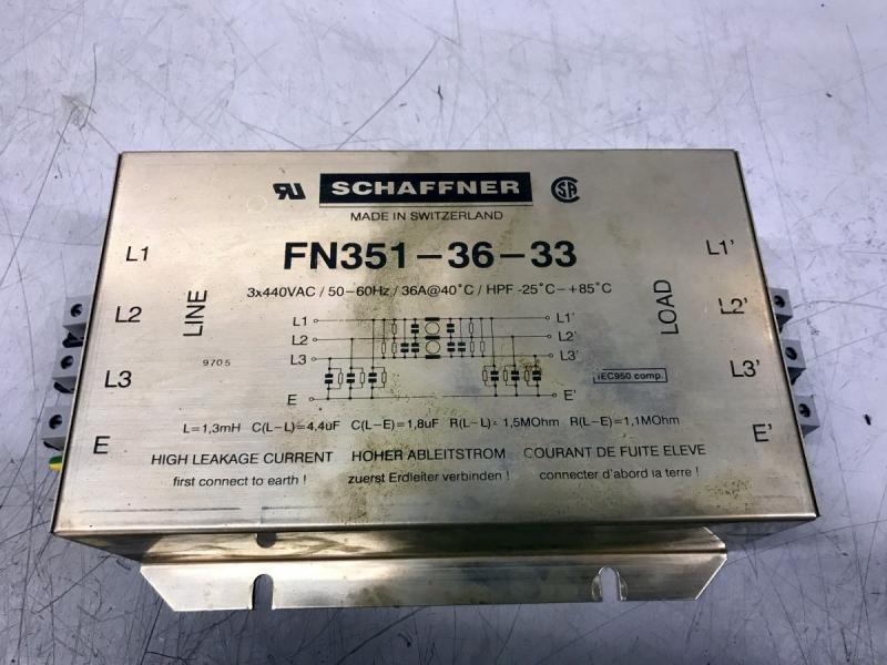 Spannungsversorgungsleitungsfilter, Hochstrom-EMC-Filter 3 Phasen 3 x AC- Vorschaltgerät, Netzanschlußmodul, Netzfilter