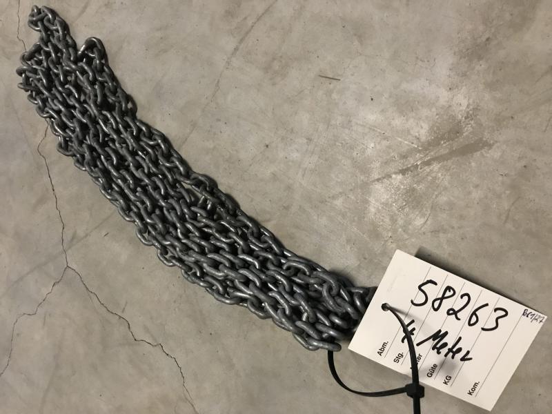 Lastkette für Kran, Anschlagkette, Gliederkette für Kettenzug DEMAG, Galvanisch verzinkte Rundstahlkette