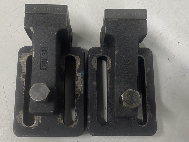 4 Stück Spannelemente, Niederzugspanner, Stabilspannbacken, Spannpratze