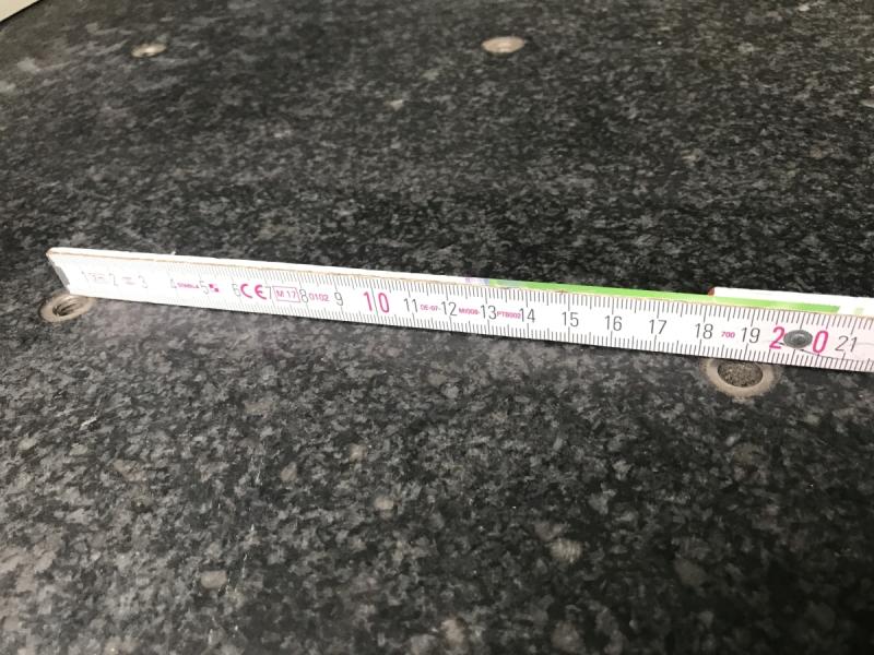 3-D Koordinaten-Messmaschine "ohne Funktion" Granit-Messplatte, Granitmessplatte, Messtisch