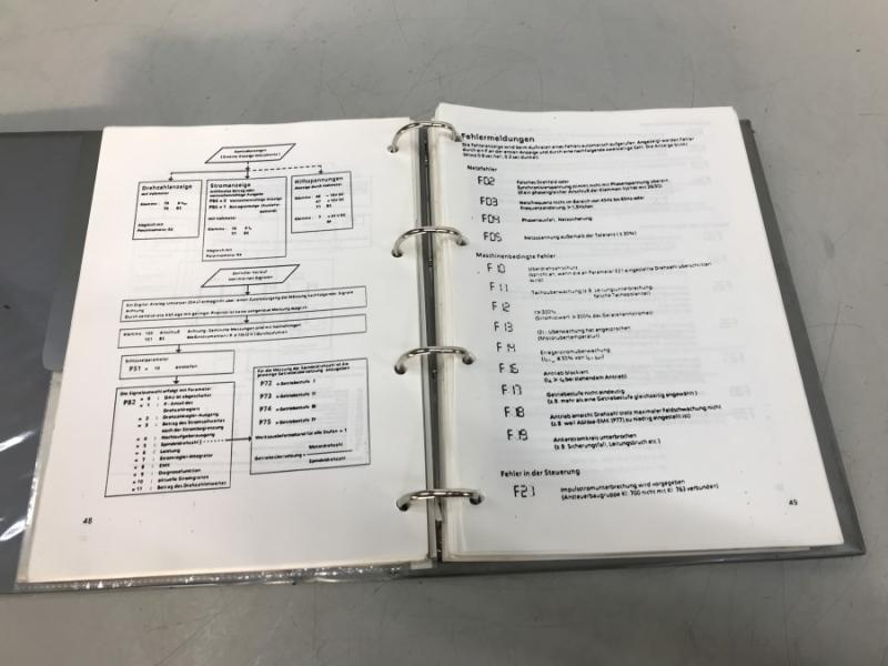 Elektro-Betriebsanleitung, Bedienungsanleitung, Handbuch, Anleitung, Operation Manual, für CNC Drehmaschine