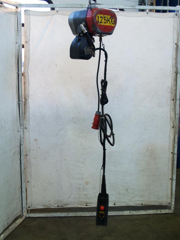 E-Kettenzug, Elektro Hubwerk, Kran 125 kg