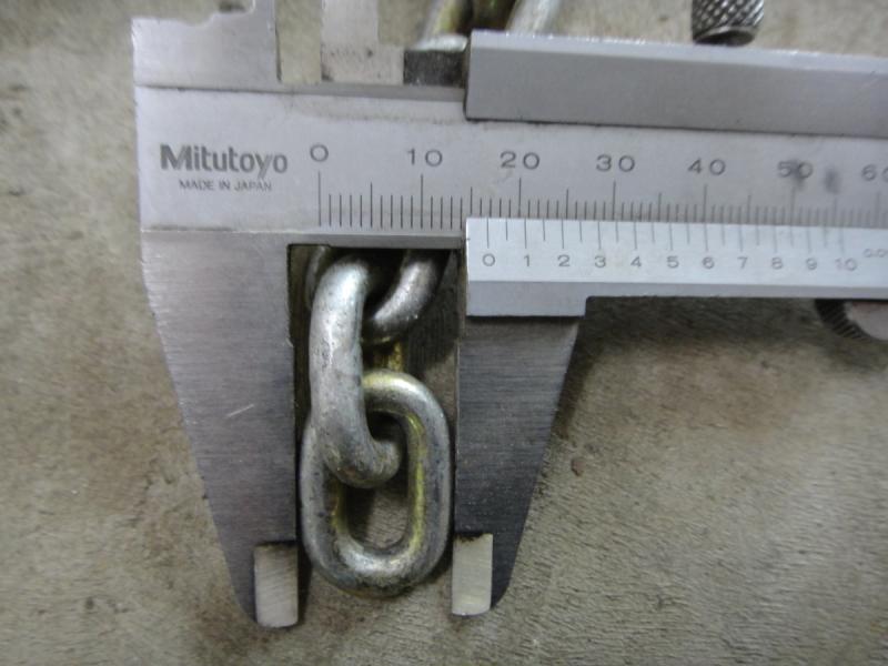 Lastkette für Kran, Anschlagkette, Gliederkette für Kettenzug DEMAG, Galvanisch verzinkte Rundstahlkette