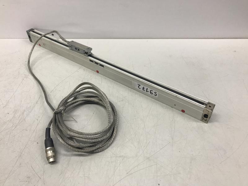 Glasmaßstab, inkrementales Längenmesssystem, Linear Scale, Linear Encoder, Maßstab mit Glaslineal für Positionsanzeige