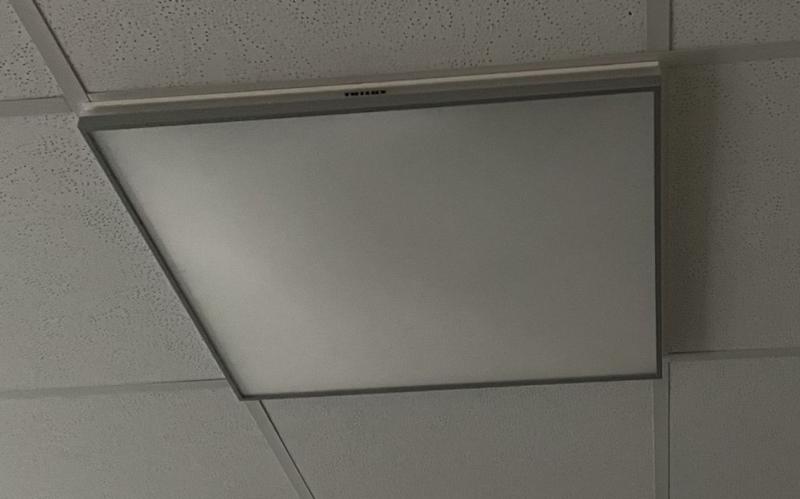 LED Rasterleuchten, Deckeneinbauleuchte für Odenwalddecke 