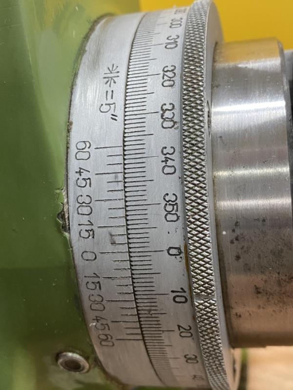 Teilapparat mit Kurbel und Lochscheibe + 3-Bachen Drehfutter Ø 125 mm