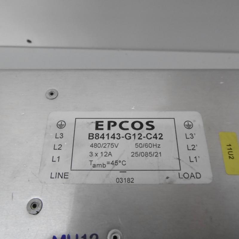 EMV- Netzfilter, Spannungsversorgungsleitungsfilter,3 x AC- Vorschaltgerät,  Netzanschlußmodul, Netzfilter, 3-Leiter-Filterfür Umrichter und Leistungselektronik