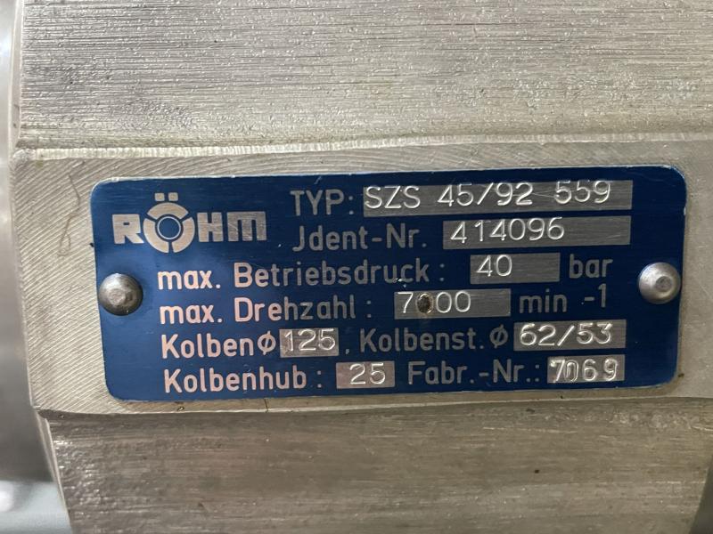 Hohlspannzylinder, Hydraulischer Kraftspannzylinder zur Betätigung von Kraftspannfuttern
