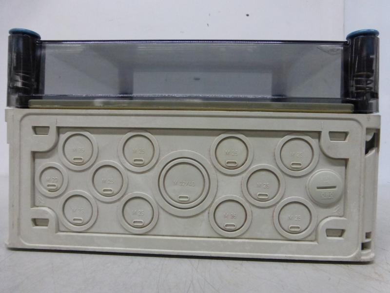 Verteilerkasten mit Klarsichtabdeckung, Leergehäuse Schaltkasten, Klemmkasten, Sicherungskasten, Schaltschrank