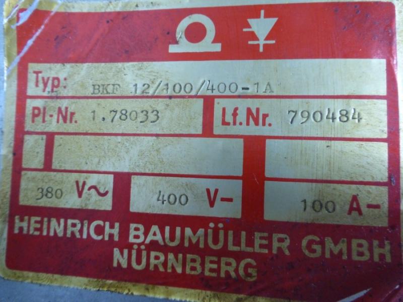 Regelverstärker, Stromrichter, Gleichstrom Antriebsregler, Motorsteuerung aus Drehmaschine