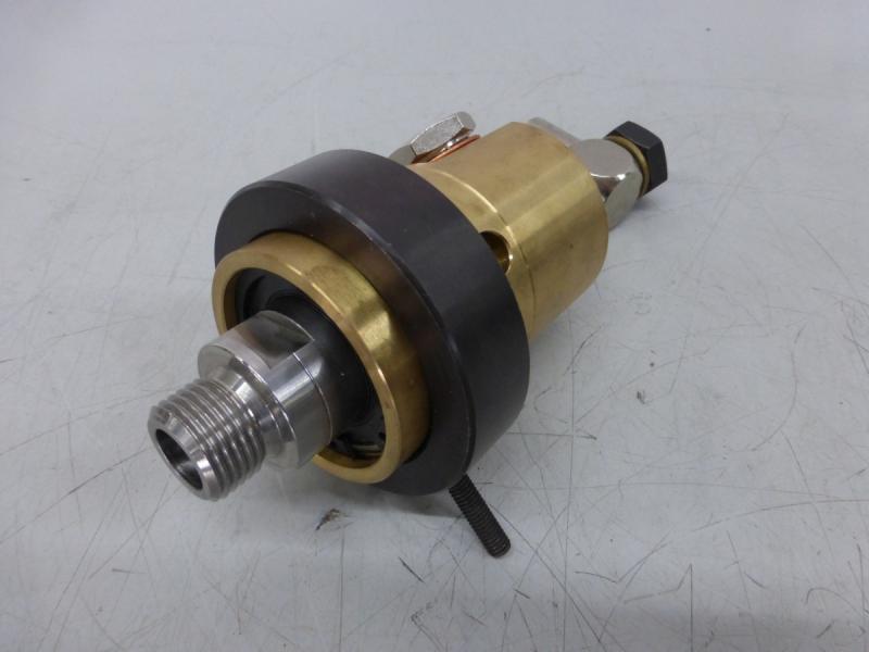 Drehdurchführung, Rotorgetragene Einkanal Rotationsdurchführung für Druckluft