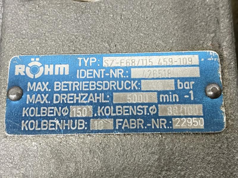 Hohlspannzylinder, Hydraulischer Kraftspannzylinder zur Betätigung von Kraftspannfuttern