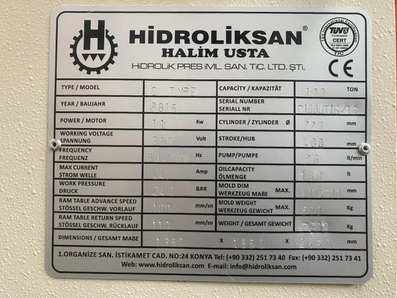 Einständer - Hydraulikpresse